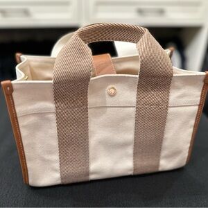 Eighty Eight Cream and Brown Baby Bag
